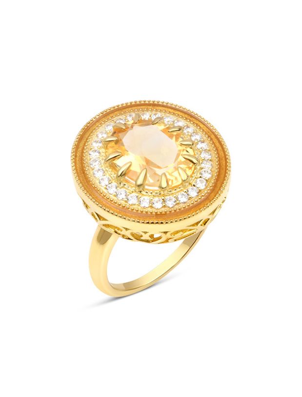 Bague Victoria – Citrine