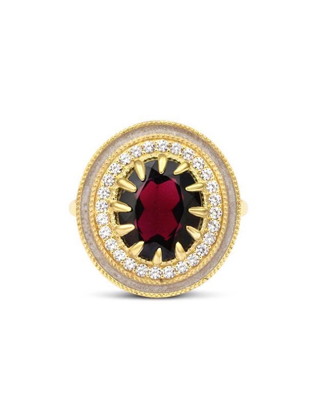 Bague Victoria – Grenat