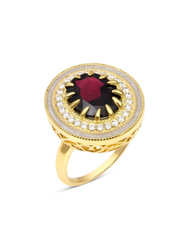 Bague Victoria – Grenat