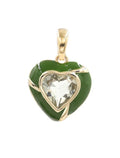 Pendentif Joli Cœur – Prasiolite