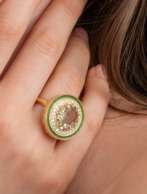 Bague Victoria – Prasiolite