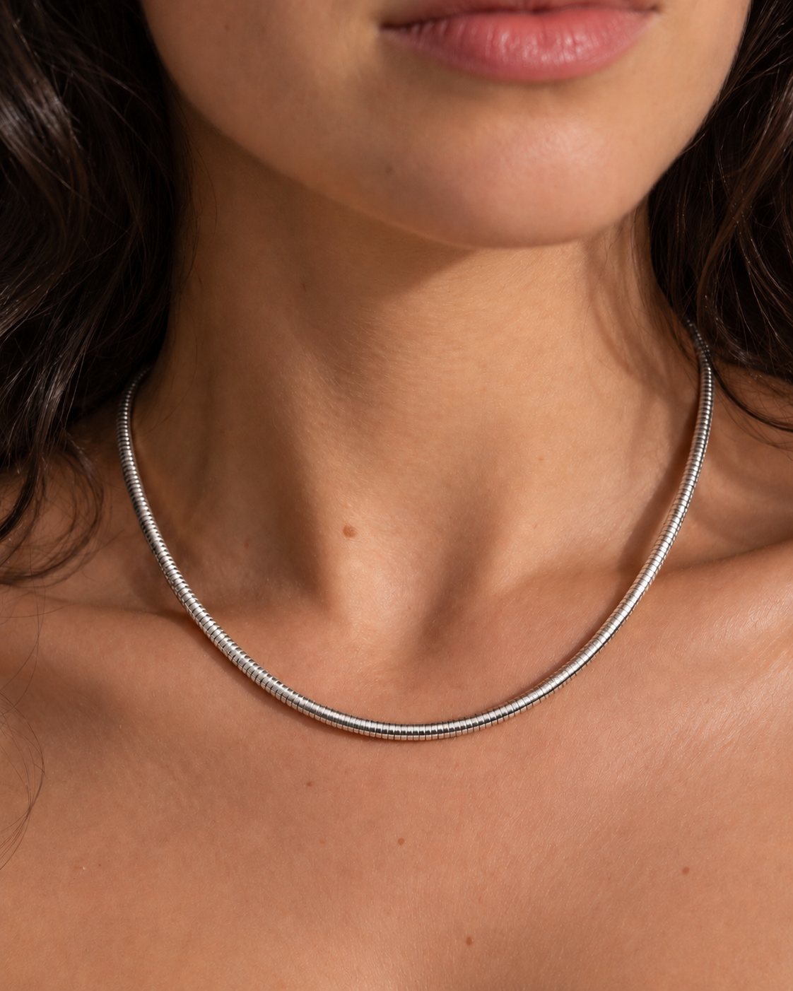 Collier Torque Argent 925
