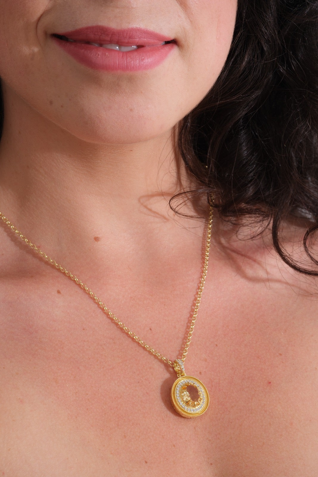 Pendentif Victoria – Citrine