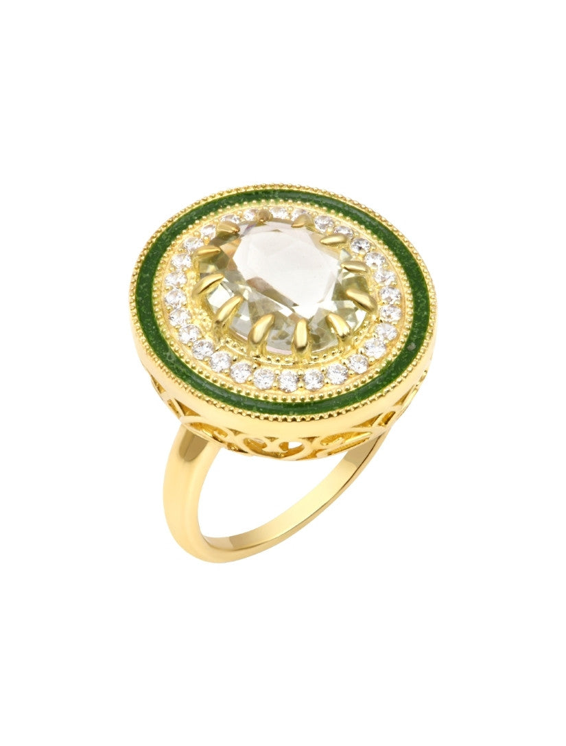 Bague Victoria – Prasiolite
