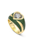 Bague Jolie Cœur – Prasiolite