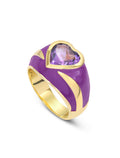 Bague Jolie Cœur – Améthyste