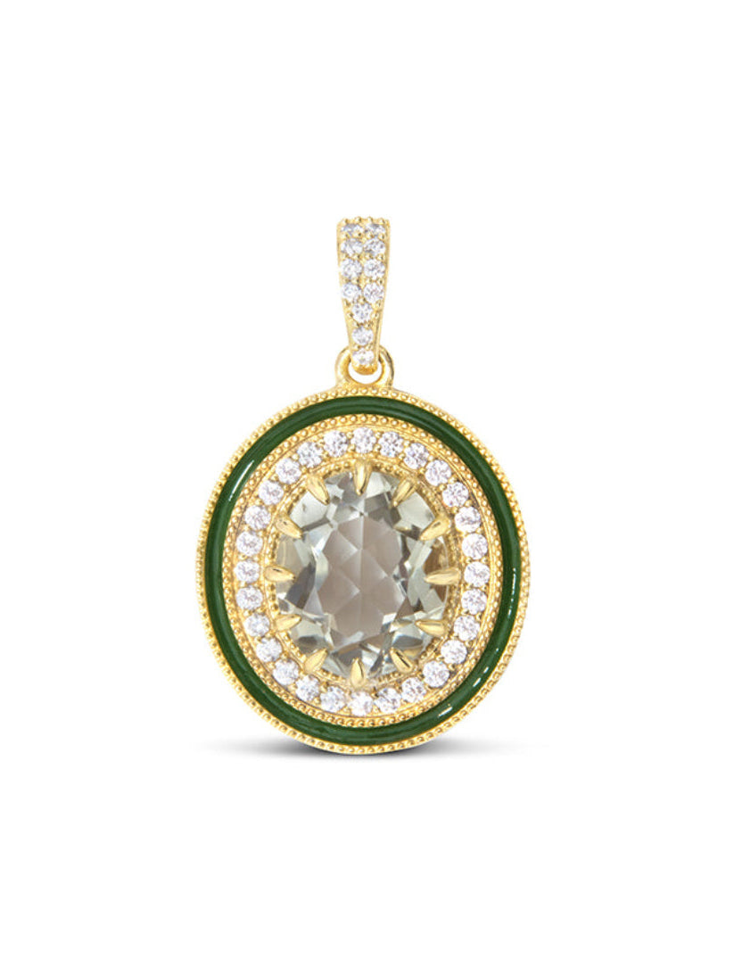 Pendentif Victoria – Prasiolite