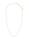 Chaine maille ronde en Laiton doré à l'or fin 18K, Longueur 45cm