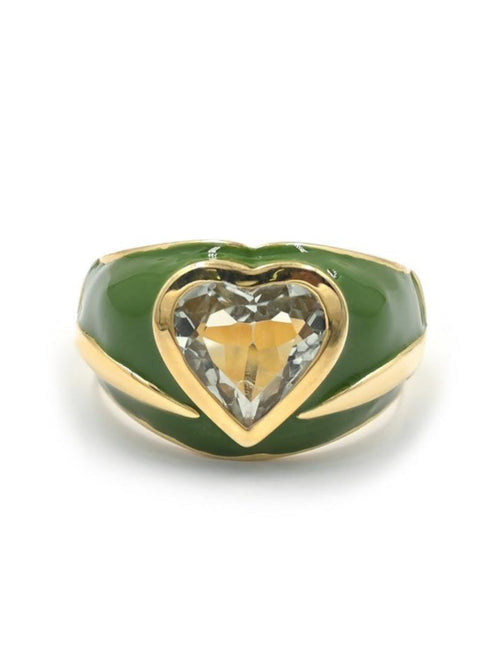 Bague Jolie Cœur – Prasiolite