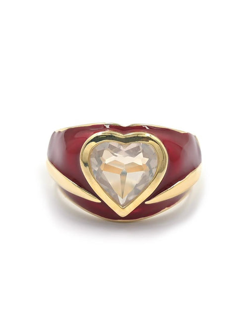 Bague Joli Cœur – Quartz Rose