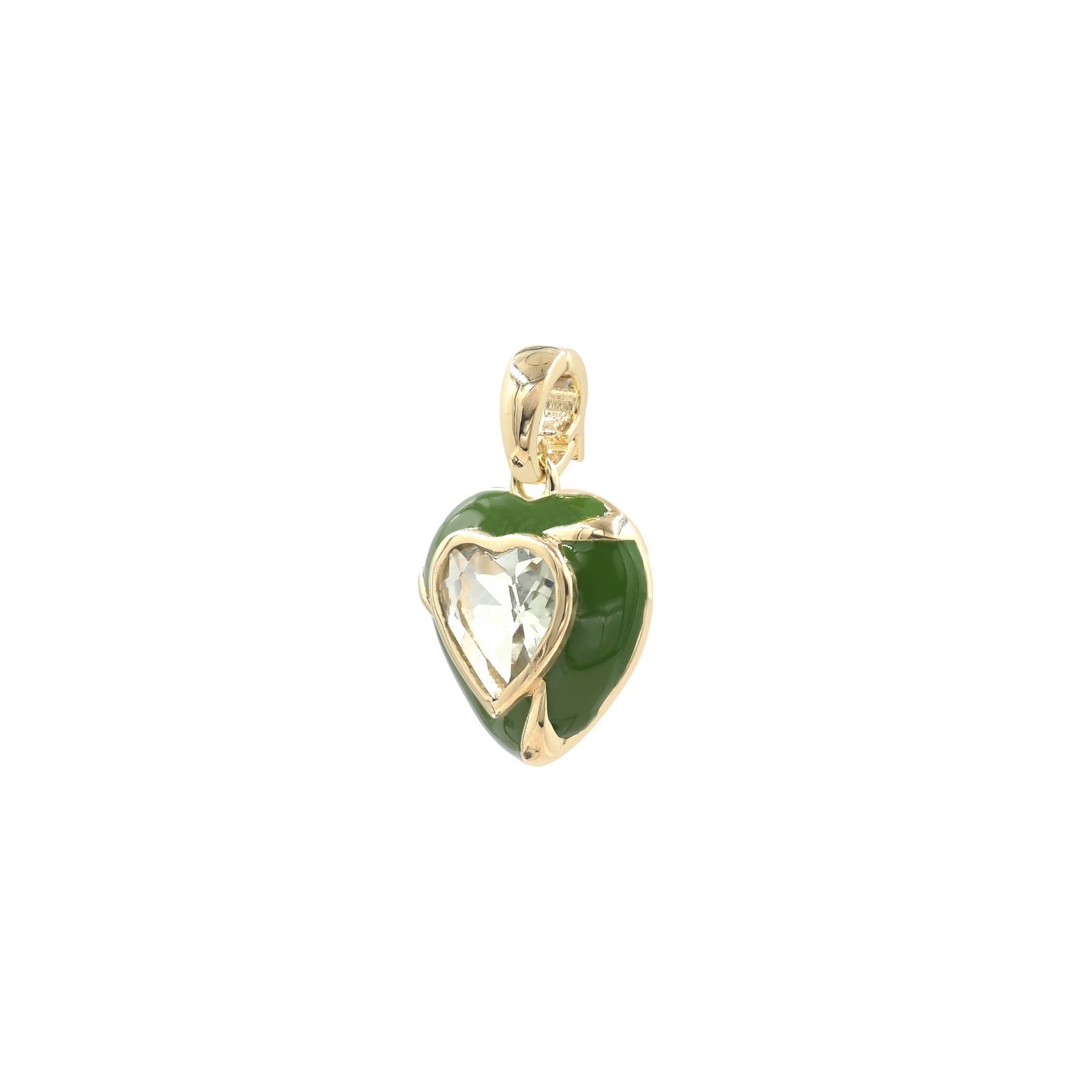 Pendentif Joli Cœur – Prasiolite