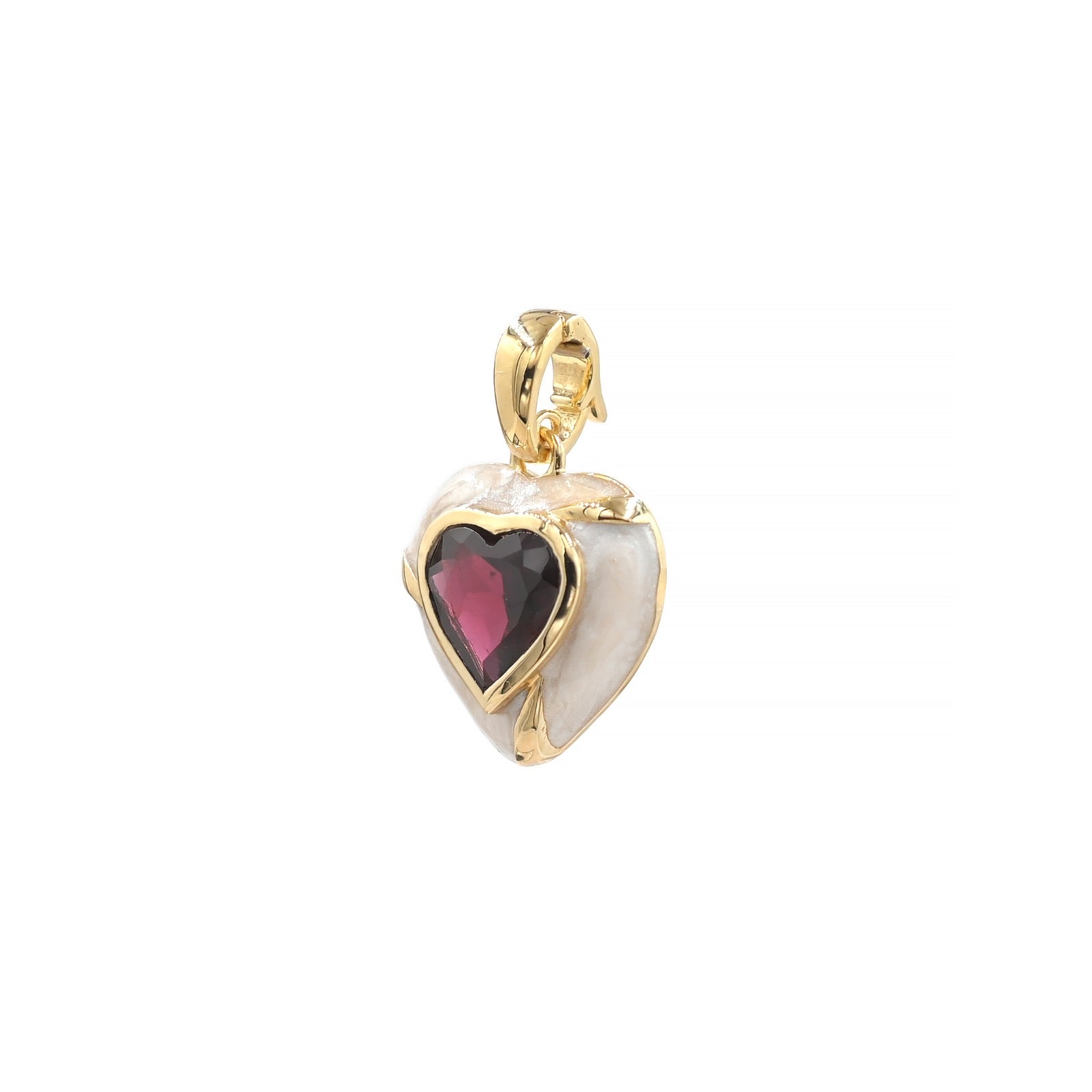 Pendentif Joli Cœur – Grenat